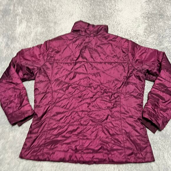 Columbia Coat Womens 1X Omni Heat Puffer Jacket Quilted Maroon *** - Picture 4 of 9